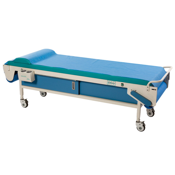 Ultrasonic examination bed