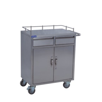 Stainless steel Type A anesthesia wagon