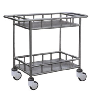 Stainless steel goods delivery vehicle