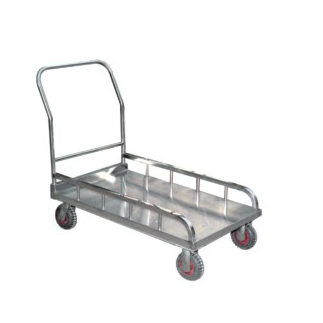 Stainless steel floor trolley