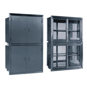 Embedded equipment cabinet
