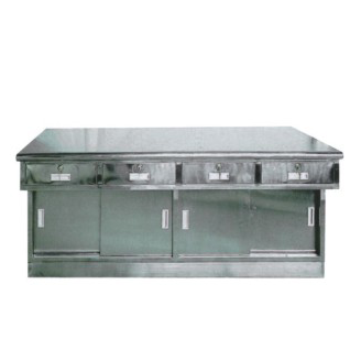 Stainless steel packing table