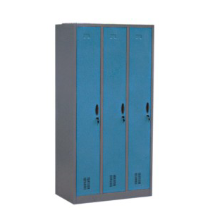Color three door changing cabinet