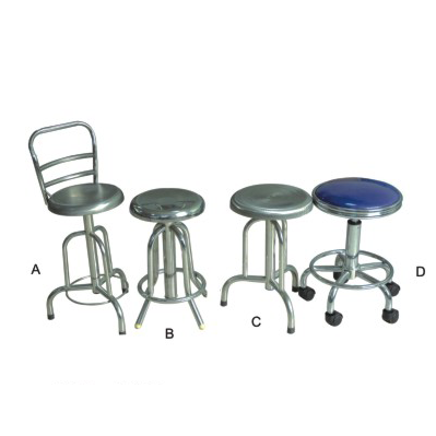 Stainless steel operating stool